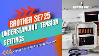 Brother SE725 tension for embroidery  #sewingtutorial  #2024