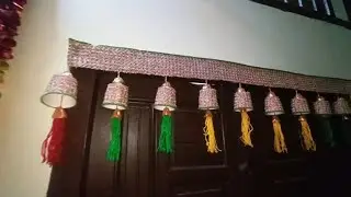Paper Cup Door Hanging Craft | Best Out of Waste Home Decoration | Easy DIY Door Decor