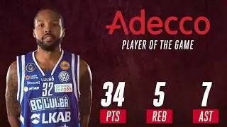 Adecco player of the game vs. Wetterbygden Stars: Brandon Rozzell