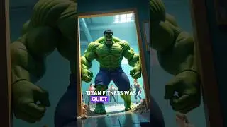 Hulk as a Gym Trainer | Just lift like this! smashes weights