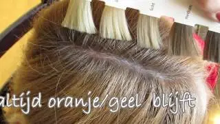 Eindelijk na jaren af van die gele oranje gloed in het haar! Met de natuurlijke haarkleur van OCS.