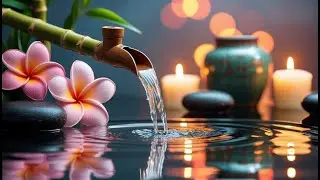 Bamboo Water Fountain Healing & Piano Relax Soothing | 自然の音とともに音楽をリラックス バンブーウォーターファウンテン(癒し音楽BGM) #52