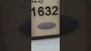 Our door number signs are designed according to modern interior trend, suitable for hotels, offices.