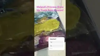 Meland Princess Dress Up Trunk Unpack and Review - Amazon #princess #amazon #review #firstvlog