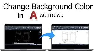 How to Change background color in AutoCAD  (Light Theme)