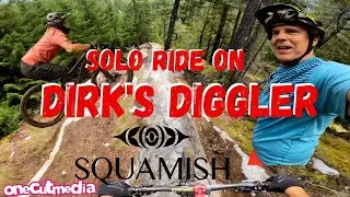 Solo ride on Dirk's Diggler   Double Black Slabs in Squamish BC  onecutmedia