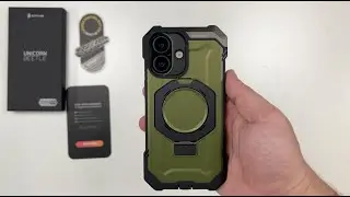 Распаковка и демонстрация чехла SUPCASE UB Grip Guldan для iPhone 17