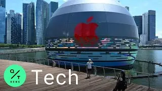 Apple Opens First Floating Store at Marina Bay Sands, Singapore