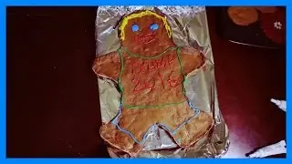 GIANT Gingerbread Man Cookie!