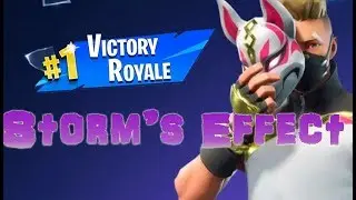Fortnite Squad Victory Royale - Storm's Effect - gameplay - Ced GamEr7
