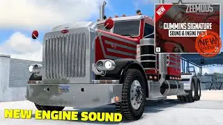 ATS ★ NEW ★ Cummins Signature Sound & Engine Pack by ZEEMODS American Truck Simulator (2K 60Hz)