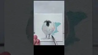 Easy Watercolor Sheep | Step-by-Step Tutorial