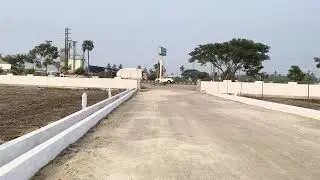 Vijayawada to machilipatam road. @ Pamaru. Crda, Gated community Layout. Open plots. 9346862626