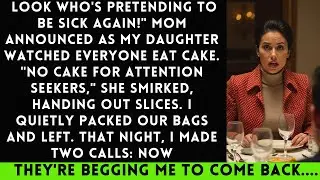 My Mother Mocked My Daughter's Feeding Tube At Her Cousin's Birthday, Then Gave Everyone Cake Except