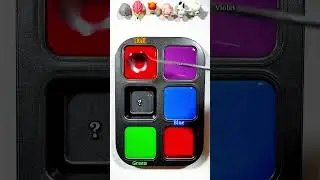 Color Guessing Challenge ❤️+💙+💚=? #colormix #asrm #satisfying #odlysatisfying #colormixing #colors