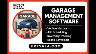 💻 ERPVALA OFFLINE GARAGE MANAGEMENT SYSTEM &mdash; POWERFUL &bull; RELIABLE &bull;