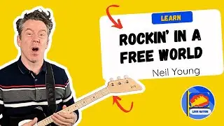 Rockin&rsquo; in the Free World by Neil Young Easy Lesson for Beginners | Loog Guitar 2025