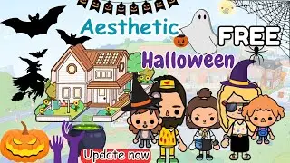 🎃 House Spooky Horror Halloween 🍁 Free Fall Home Makeover🖤 TOCA BOCA House | Toca Life World