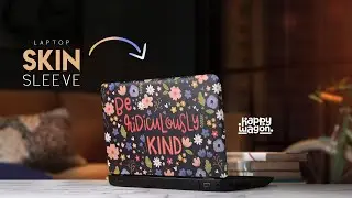 Happy Wagon Laptop Skin & Sleeves ! ADVT | Jovab Geofery #HappyWagon #creators