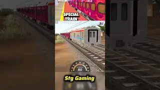 SPECIAL TRAIN VIDEO 😱 | indian loco train simulator | Train Game | train wala game @stggm
