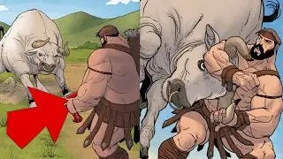 Herkules gegen den kretischen Stier und die stymphalischen Vögel –Die zwölf Arbeiten des Herkules