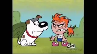 The Grim Adventures of Billy and Mandy Mandy Bites Dog: Mindy Insults Saliva Scene