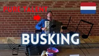 Pure talent!! Busking in Amsterdam