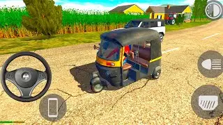 🛺 Auto Rickshaw Turbo Ride | Desi Speed Challenge | Indian Car Map | Indian Bike Driving 3D