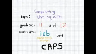 Solve by Completing The Square