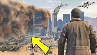 TENTANDO SOBREVIVER A UMA TEMPESTADE DE AREIA NO GTA 5 (Incrível)