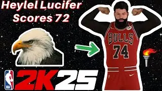 Heylel Lucifer Scores 72 Against The Rockets NBA 2K25 My Career Gameplay! 🏀🔥🎮