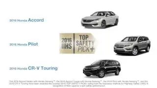 2016 Honda Civic CR-V Pilot Odyssey KBB Best Buy IIHS Top Safety Pick 5-Star Awards Richmond VA