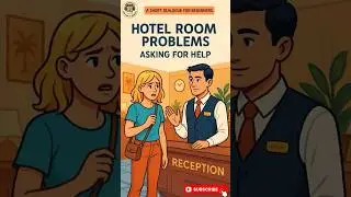 Hotel English Conversation ❄️ Problem in the Room | Easy Dialog for Beginners  #englishforbeginners