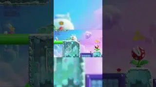 2 Мир - Прыжок с подлетом 1 - Монеты, Флаг - Super Mario Bros Wonder - Switch 2