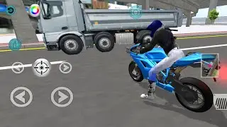 Impossible Highway Ride | 3D Driving Class Gameplay 🏍️💨 Android gameplay #3ddrivingclass #gaming 