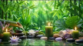 Gentle night piano 🌙 soft water sounds for deep sleep 🕯️