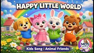 Happy Little World  MDS Mixhub  Kids Song  Animal Friends