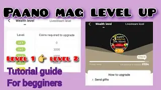 PAANO MAGPA LEVEL UP SA POPPO LIVE APP||begginers guide