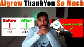 @Algrow ने बताया कैसे ग्रो करें यूट्यूब चैनल @GwA
