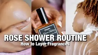 MY MORNING SHOWER ROUTINE 2023 | HOW TO SMELL GOOD ALL DAY | ROSE SHOWER ROUTINE