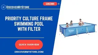 Priority Culture Frame Swimming Pool with Filter