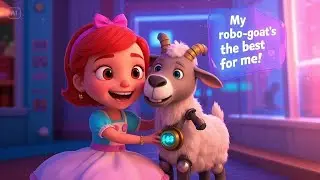 Mary Had a Robot Goat | Fun Nursery Rhyme | Educational Kids Songs
