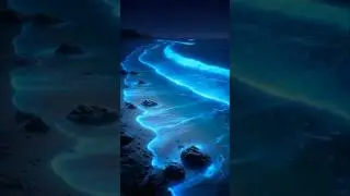 What if the ocean glowed at night ? #whatifai