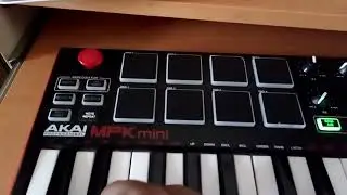 Test AKAI mini mk2+lmms