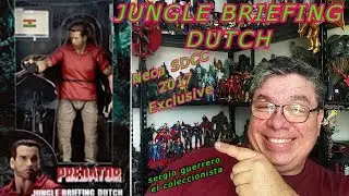 Neca SDCC 2017 Exclusive PREDATOR JUNGLE BRIEFING DUTCH 7 review sergio guerrero el coleccionista