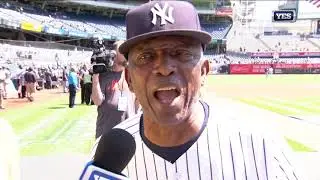 Mickey Rivers discusses his 2019 Old-Timers' Day outing