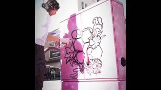 Graffiti Kunst auf den Stromk&auml;sten in Bornheim Mitte