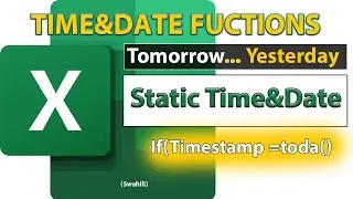 Yote kuhusu muda katika Excel| Now, Static Time&Date| Convert time&date to date| Advanced Excel
