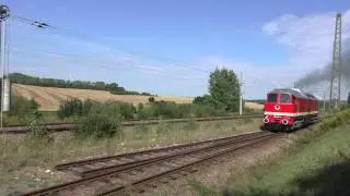 BR 130 002-9 auf dem Paradegleis der SEM Chemnitz Hilbersdorf 24. Heizhausfest 29.08.2015