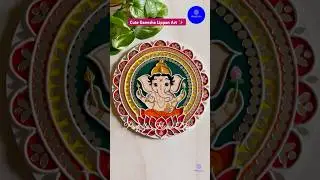 Cute #ganesh Lippan Art✨#ganesha #ganpati #bappa #homedecor #art  #smallbusiness #ganpatibappamorya
